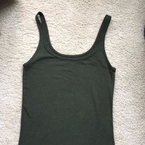 Dark olive green camisole size xs